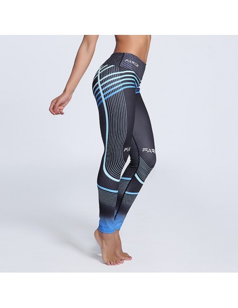 Leggings Plus Size Fitness Clothing Women Elastic Sporting Leggings Gradient Color Stripe Print Workout Legging Push Up Leggi...