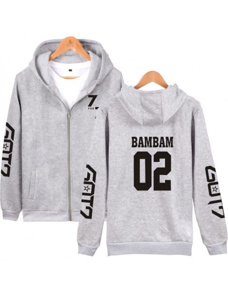 GOT7 Jackson JR YoungJae BamBam YuGyeom Fleece Hoody Hoodies For Women Men Streetwear Zipper 7 For 7 Sweatshirt Clothing - g...