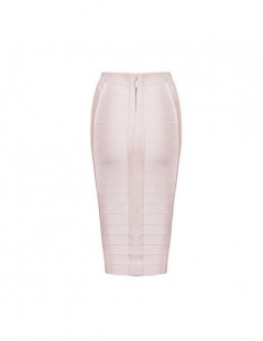 Skirts 2019 New Sexy Pencil Bodycon Skirt Striped Knee-Length Bandage Skirts Wear To Work Summer Wholesale - Pink - 4P3846102...