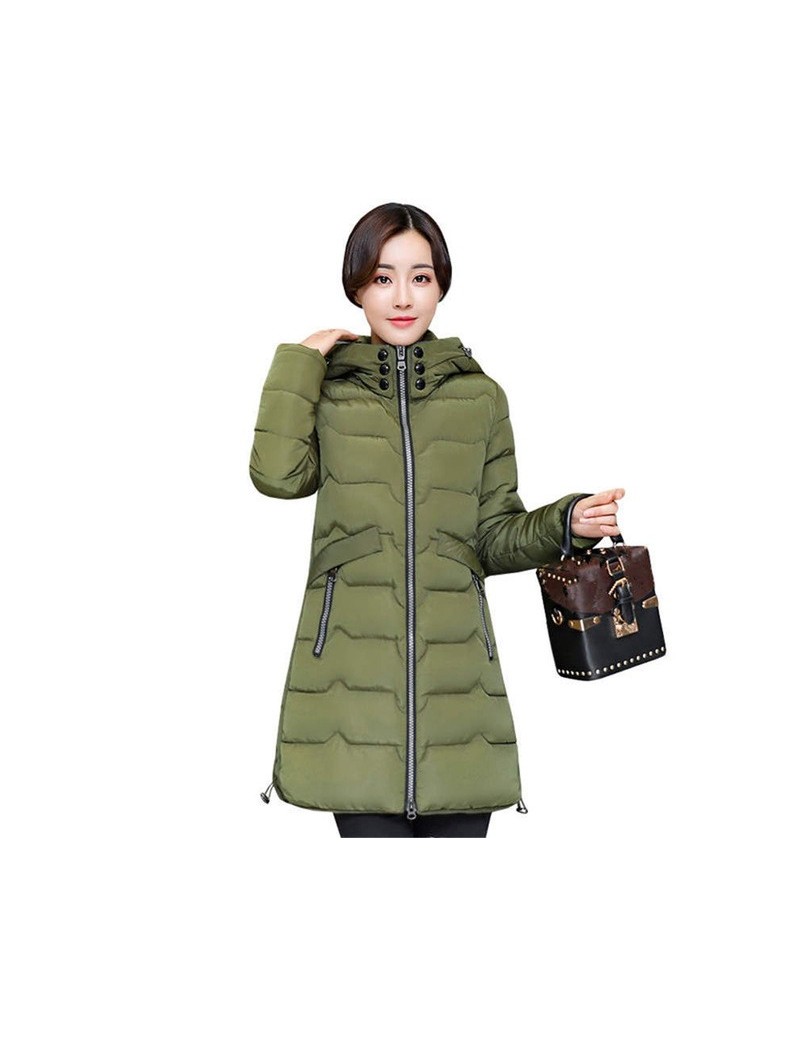 Winter Jacket Women Parka Coat Plus Size 6XL 7XL Warm Thick Jacket Outerwear Hooded Coat Slim Down Cotton Jacket 10 Colors Q...