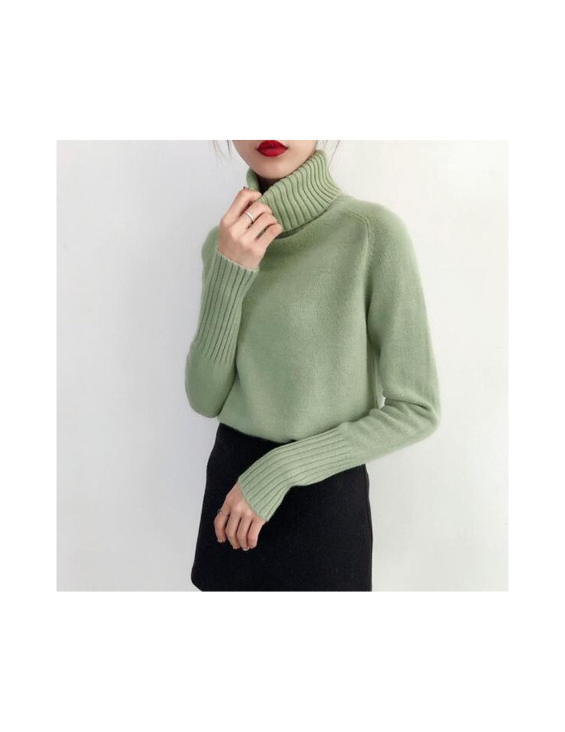 Sweater Female 2019 Autumn Winter Cashmere Knitted Women Sweater And Pullover Female Tricot Jersey Jumper Pull Femme - Army ...