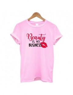 T-Shirts Women T Shirt Beauty Business Is My Business I Love Makeup Artist Hair Salon Shirt Women's Clothing Good Quality Plu...