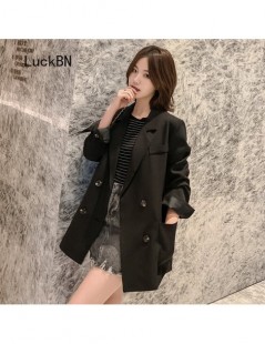 Blazers 2019 Autumn Coat Women Blazers and Jackets Korean Ladies Long Sleeve Jacket Black Pink Fashion Plaid Long Suit Female...