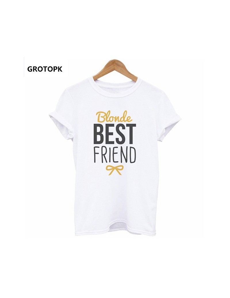T-Shirts Best Friend T-shirts for Women Buddy BFF Streetwear Harajuku Summer Short Sleeve Female T-shirts Top 2019 Vogue T Sh...