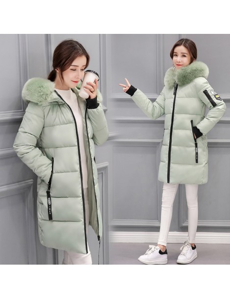 Down Coats 2019 New Winter Jacket Female Parka Coat Long Down Jacket Plus Size Long Hooded Duck Down Coat Jacket Women L0623 ...