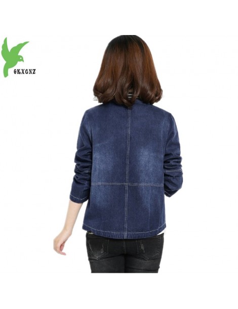 Jackets Spring Women's Denim Short Jacket 2017 New Fashion Outerwear Solid Color Plus Size Casual Tops Pure Cotton Thin Coat ...