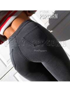 Jeans Woman Shaping Hip Jeans Edition High Stretchy High Waist Shaping Sexy Peach Hip Pants Tight Trouser - Full Length-Grey ...