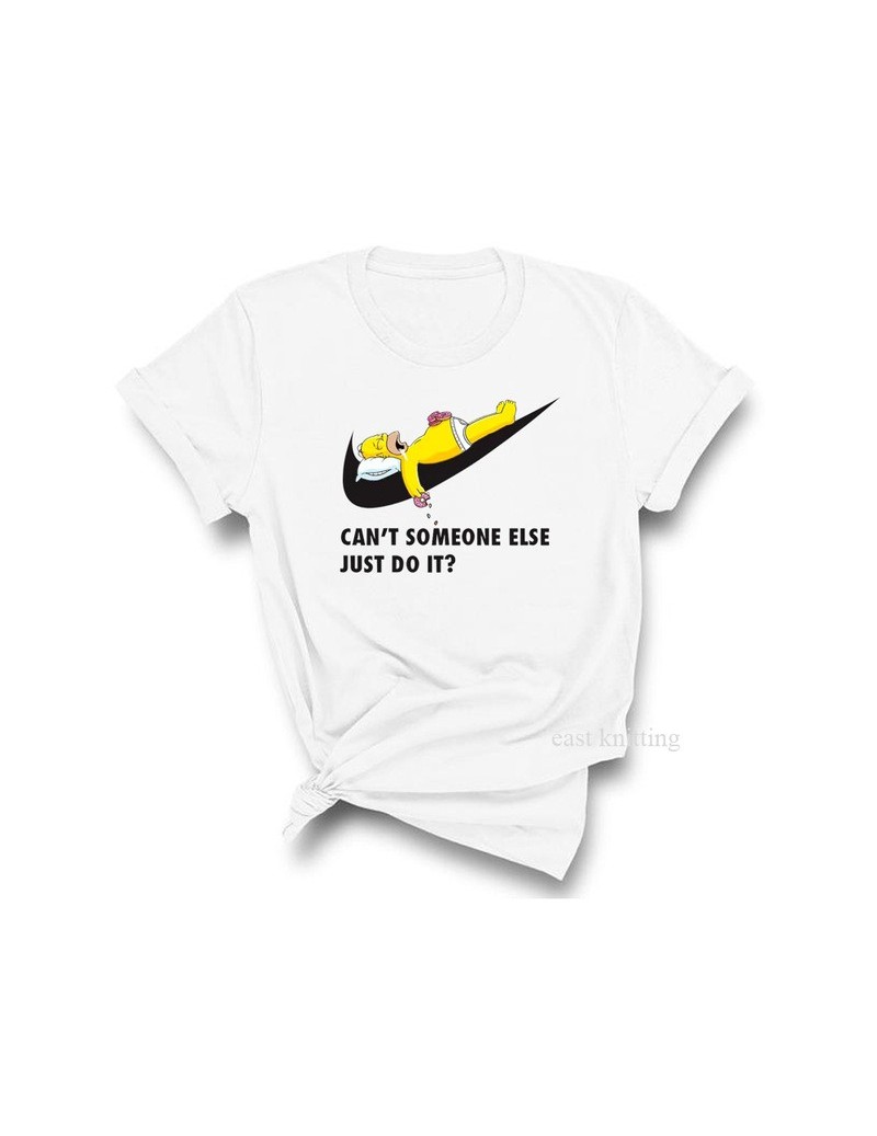 T-Shirts Simpson Funny T Shirt Just break It Printing Cotton Tshirt Women Short Sleeve Summer Clothing Female T Shirt - 932 -...