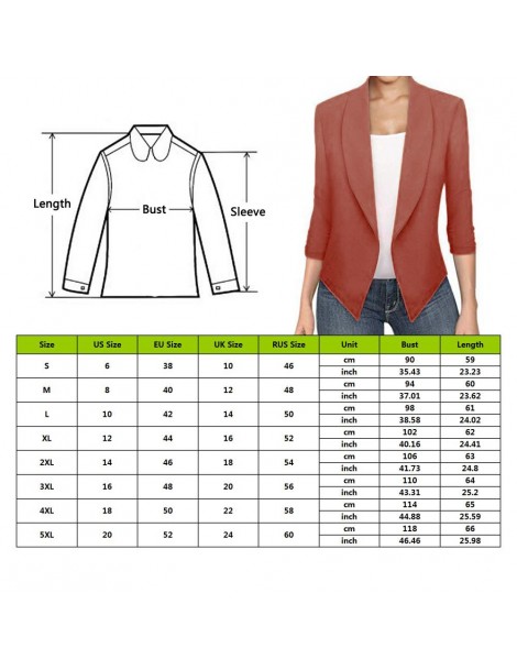 Blazers Womens Solid Open Front Cardigan Irregular Suit Jacket Work Office Coat Three Quarter Long Sleeve Coat Casual Coat - ...