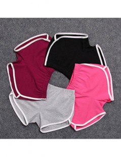 Shorts New Summer Shorts Women Casual Shorts Workout Waistband Skinny Short - Gray - 5Q111188689385-4 $7.15