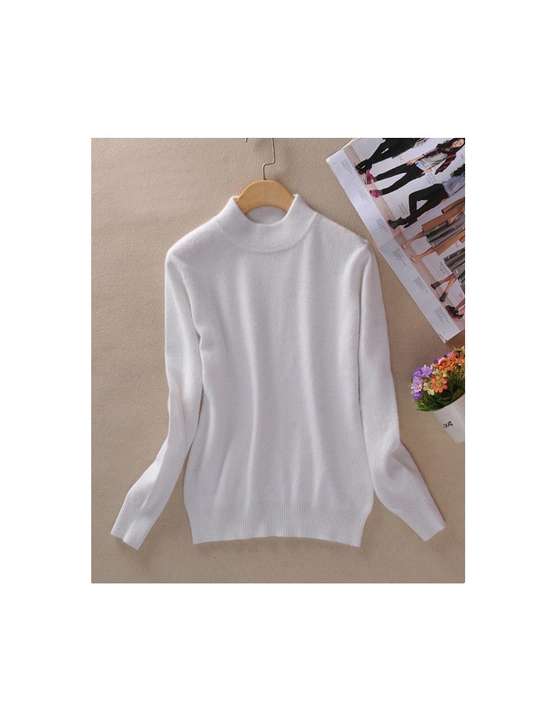 3XL Plus Size Brand Women Cashmere Sweaters Autumn Winter Turtleneck Pullovers Fashion Slim Knitted Wool Sweater Pullover To...