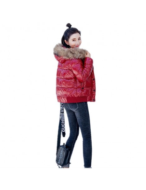 Parkas Female Jackets Parka Clothing Women Down Jacket Lady Big fur collar Jacket Korean Thick Plus size Winter Warm Coats X3...
