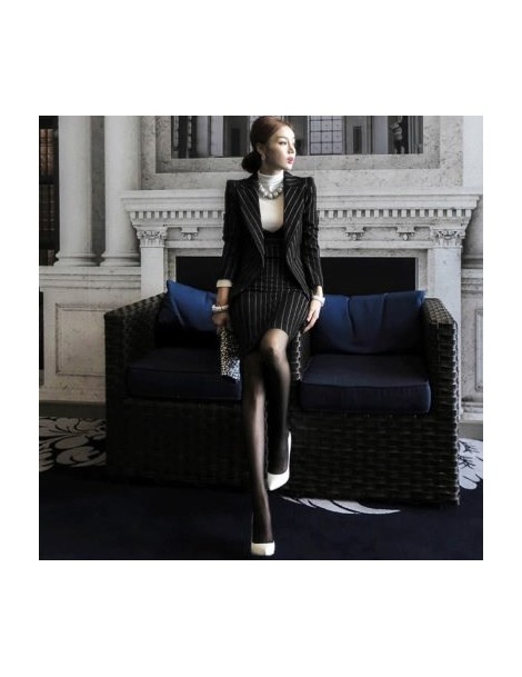 Office lady dress suits women blazer jacket + fashion sheath dresses two pieces set business suits work wear blazer coat set...