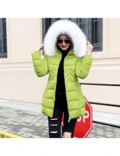 Parkas 2019 New Long Parkas Female Winter Coat Women Fake Fur Collar Winter Jacket Womens Outwear Parkas for Women Winter Out...