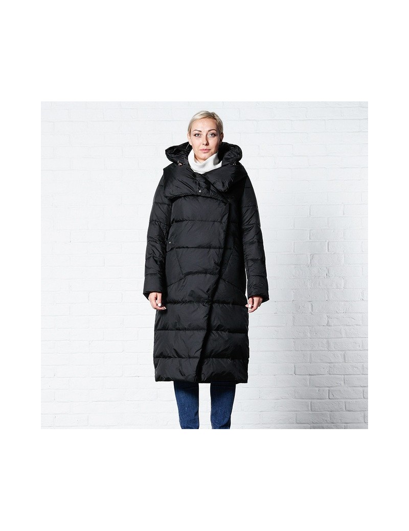 Parkas Winter Jackets Women Coats Windproof High Collar Women's Parka Female Long Jacket Removable Hooded Woman Coat Puffer -...