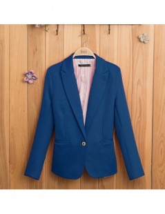 Blazers Fashion Jacket Blazer femme Blazers Jacket Candy-colored Women Suit Long Sleeves Coat Lined With Striped Single Butto...