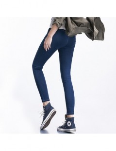 Pants & Capris Fashion Jeans 4 Colors With High Waist Leggings Elastic Waist Female Stretch Denim Plus Size Skinny Pencil Wom...