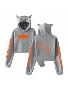 Hoodies & Sweatshirts 2019 NEW ATEEZ fashion trend sala Cat Crop Top Women summer Hoodies Sweatshirt Sexy hot Hoodies Harajuk...