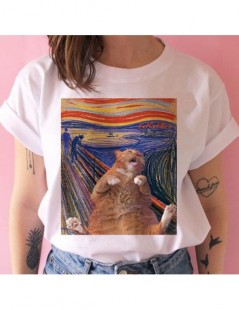T-Shirts friend mona lisa van gogh t shirt women art 90s funny grunge tshirt harajuku female ulzzang cat t-shirt top tee clot...