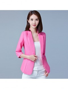 Blazers Plus Size 5XL Blazer Women Spring Small Suit Jacket Women Basic Coats Blazers Pink White Elegant Office Wear Blazer M...