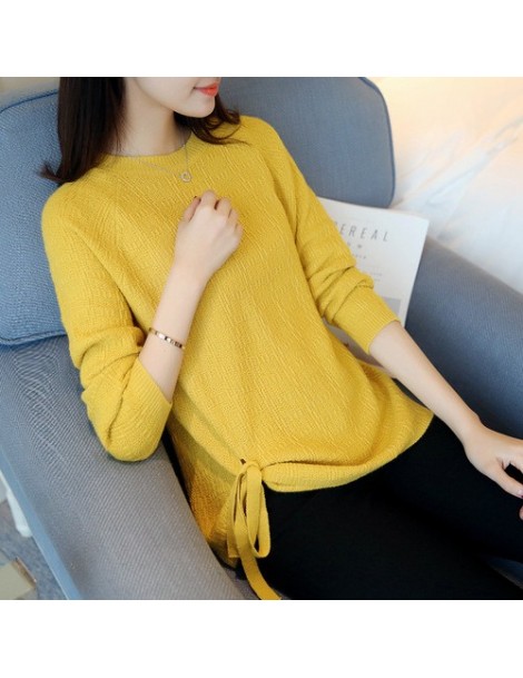 Pullovers Cheap wholesale 2018 new autumn winter Hot selling women's fashion casual warm nice Sweater L591 - Yellow - 4V30315...