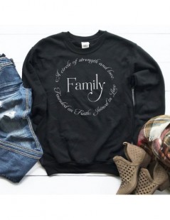 Founded In Love Joined In Love Women Sweatshirts Family Print Causal Hoodies Pullover Christian Jumpers Streetwear Drop Ship...