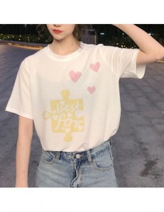 T-Shirts New Best Friends Harajuku T Shirt Women Ullzang Fashion Cartoon T-shirt 90s Graphic Friend T-shirt Korean Style Top ...