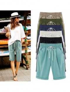 Shorts Newly Women Lady Pirate Shorts Casual Elastic Waistband Loose With Pocket Fashion For Summer VK-ING - black - 4X413163...