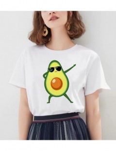 T-Shirts Avocado Vegan Cartoon Short Sleeve Cute Female T-shirt Womens clothes Casual T Shirt Harajuku Ullzang Tshirt Fashion...