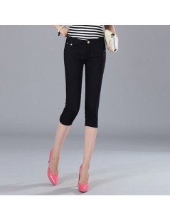 Jeans Summer Denim Jeans Shorts omen's Capris Skinny Jeans Pants Female Knee Length Stretch Slim Capri Jeans Women Candy Colo...