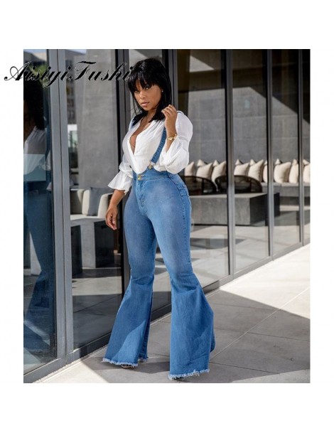 Jeans Blue Bell Bottom Jeans Plus Size High Waist Push Up Flare Denim Jeans Womens Winter Baggy Stretch Strap Boot Cut Jeans ...
