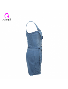 Rompers Sexy Denim Jumpsuit Short Women Rompers Pocket Bodycon Summer Jeans Overalls Casual Playsuit Strap Rompers Party Club...