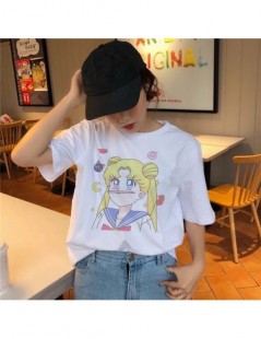 T-Shirts Sailor Moon T Shirt Kawaii Summer Women T-shirt Harajuku Sweet Print Short Sleeve Ullzang Tshirt Female Top Tees shi...