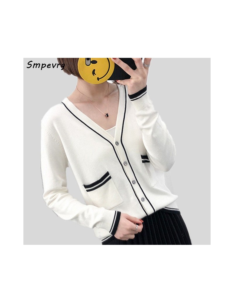 Cardigans spring new woolen knit sweater women sweaters cardigans V-neck long sleeve cardigan women knitted soft casual cardi...