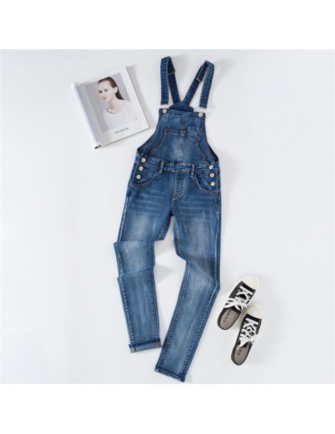 Jumpsuits 2019 Spring Summer New Cute Denim jumpsuit Women Fashion Casual Straight Jeans Sleeveless Jumpsuits Female Overalls...