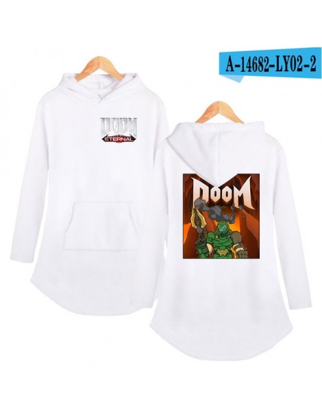Hoodies & Sweatshirts Doom Eternal print Basic fashion kpop cool Hoodies Dress casual Popular hip hop casual Street kawaii Wo...