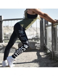 Leggings 2019 Letter Printed Fashion Leggings Big Size XXL Black Fitness Workout Sportwear Womens Casual Joggings Leggings - ...