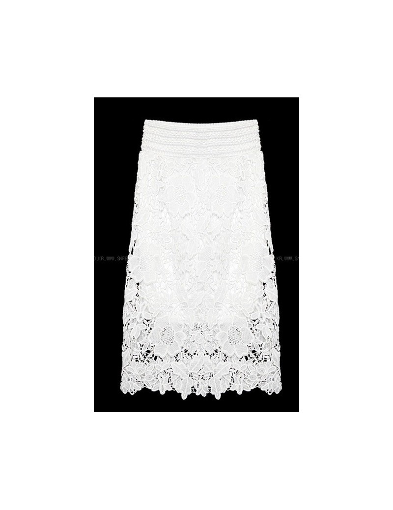 Skirts 2017 New Spring fashion women skirt package hip Slim was thin skirt womens OL knee length lace embroidery midi skirt w...