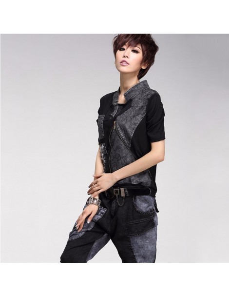 Women's Sets New 2019 Fashion Korean Style Ladies Summer Tops And Pants Womens Denim Two Pieces Set Female Lace Clothes Sexy ...