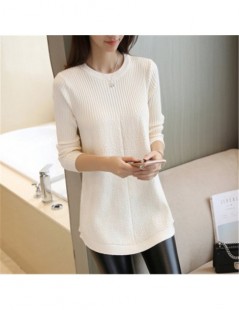 Pullovers Autumn Women Sweater Knit Pullover New Solid Color Loose O-Neck Winter Sweater Female Casual Tops Women's clothing ...