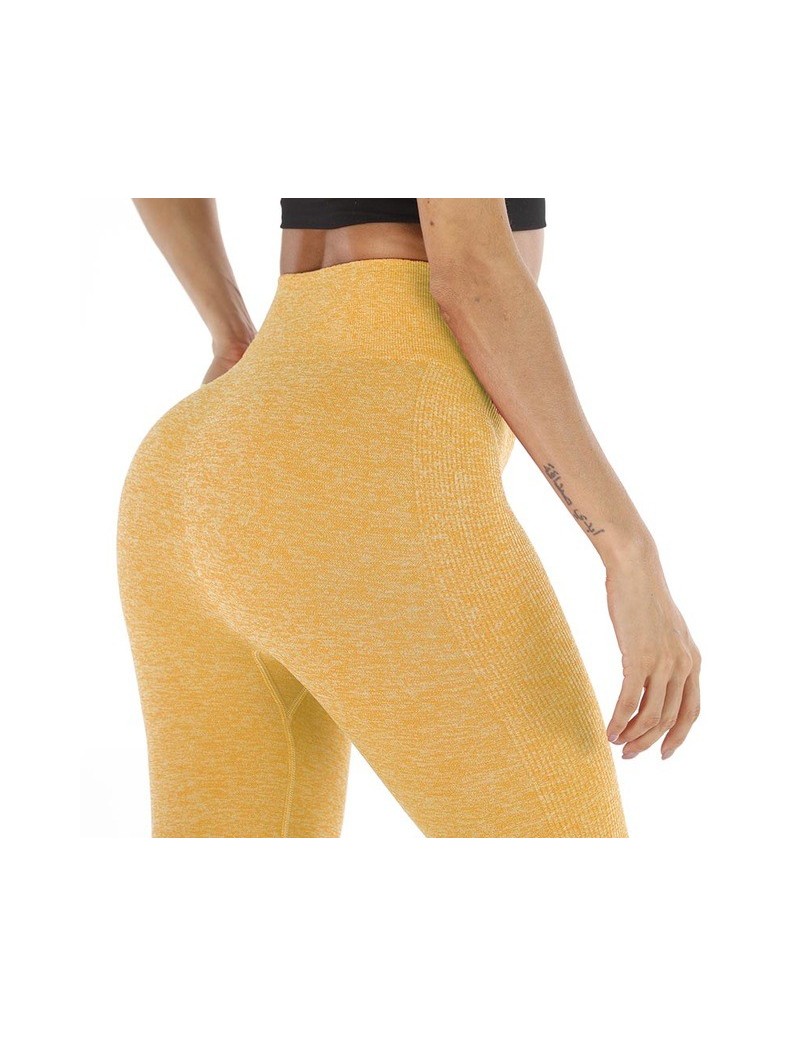 Women's Fashion Seamless Leggings Ladies Athleisure Sportswear Sweat Pants Trousers High Waist Solid Fitness Leggings - 9134...