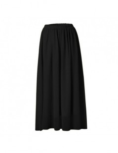 Skirts Elegant Womens Chiffon Long High Waist Summer Boho Beach Skirt Casual Fashion - Yellow - 4J4120018532-4 $14.22