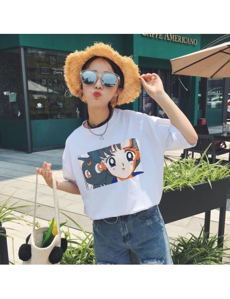 T-Shirts Summer new women's LOVE sexy printing Harajuku casual loose fashion ins short-sleeved bf large size women's T-shirt ...