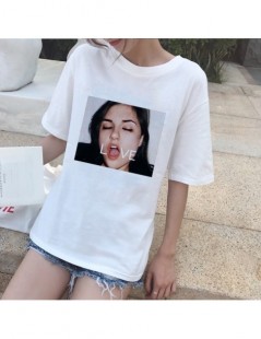 T-Shirts Summer new women's LOVE sexy printing Harajuku casual loose fashion ins short-sleeved bf large size women's T-shirt ...