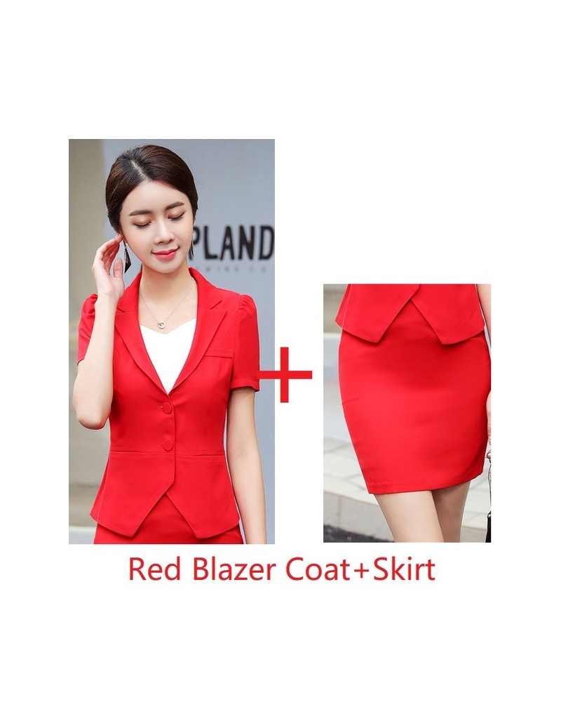 Skirt Suits Elegant White Slim Fashion OL Styles Women Business Suits With Tops and Skirt For Ladies 2019 Spring Summer Femal...
