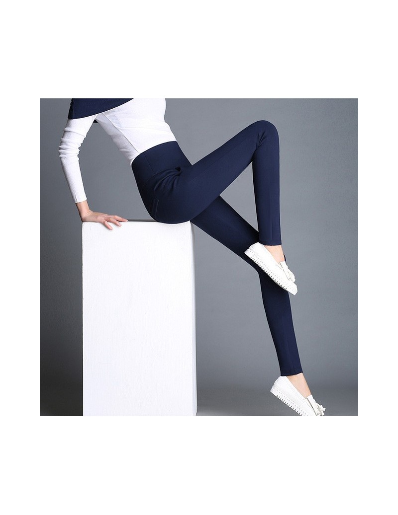 Pants & Capris Women Pencil Pants Plus Size Leggings Autumn S~5XL 6XL Female Stretch High Waist Casual Bodycon Slim Trousers ...