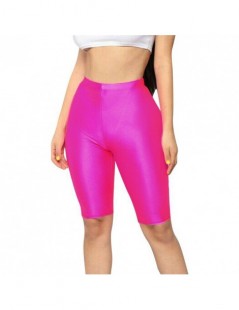 Shorts Women Outdoor Cycling Elastic Polyester High Waist Tight Shorts Pants Leggings New Chic - Rose Red - 5W111187742861-1 ...
