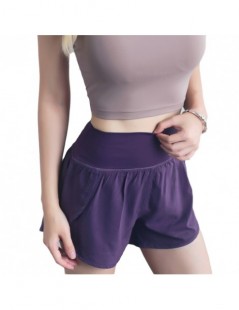 Shorts Women's Shorts Fake Two Pieces High Elasticity High Waist Shorts Breathable Workout Fitness Women's Summer Shorts - Gr...