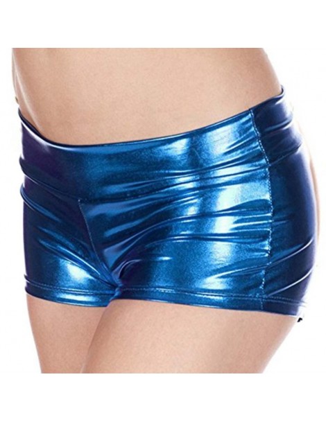 Shorts PU Women Summer Short Trouser Funny Imitation Leather Flat Angle Women Fashion Sexy Shorts - PX0926J - 5O111185385616-...