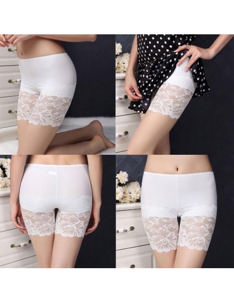 Shorts Summer Spring Low Waist Shorts High Quality Soft For Woman Breathable Slim Lace elasticity Casual 8z - white - 4D39799...